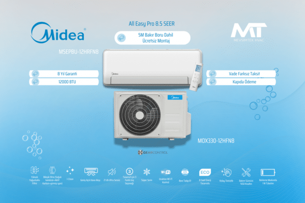 midea all easy pro 12000 btu